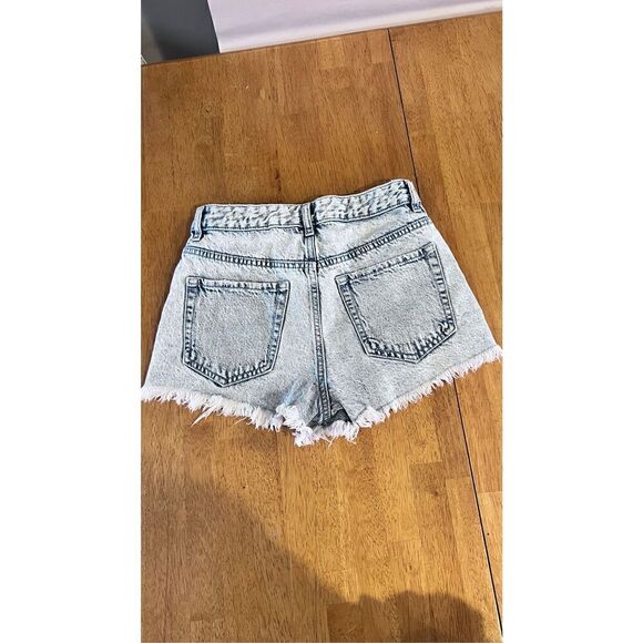 PAC SUN FRAYED JEAN SHORTS WOMENS SIZE 26 - Picture 8 of 8
